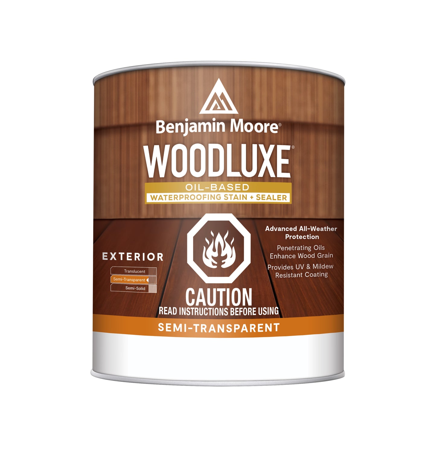 Woodluxe® Oil-Based Waterproofing Stain + Sealer - Semi-Transparent K592
