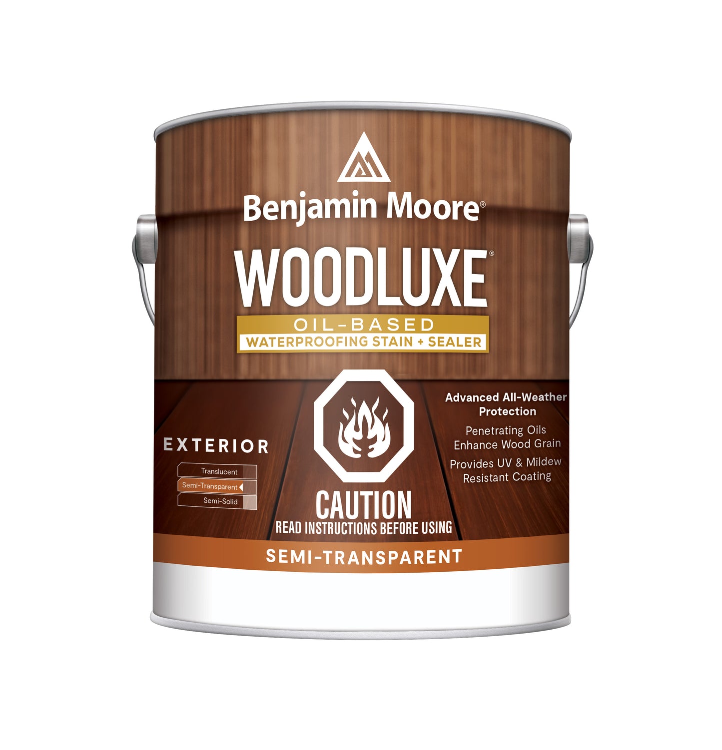 Woodluxe® Oil-Based Waterproofing Stain + Sealer - Semi-Transparent K592