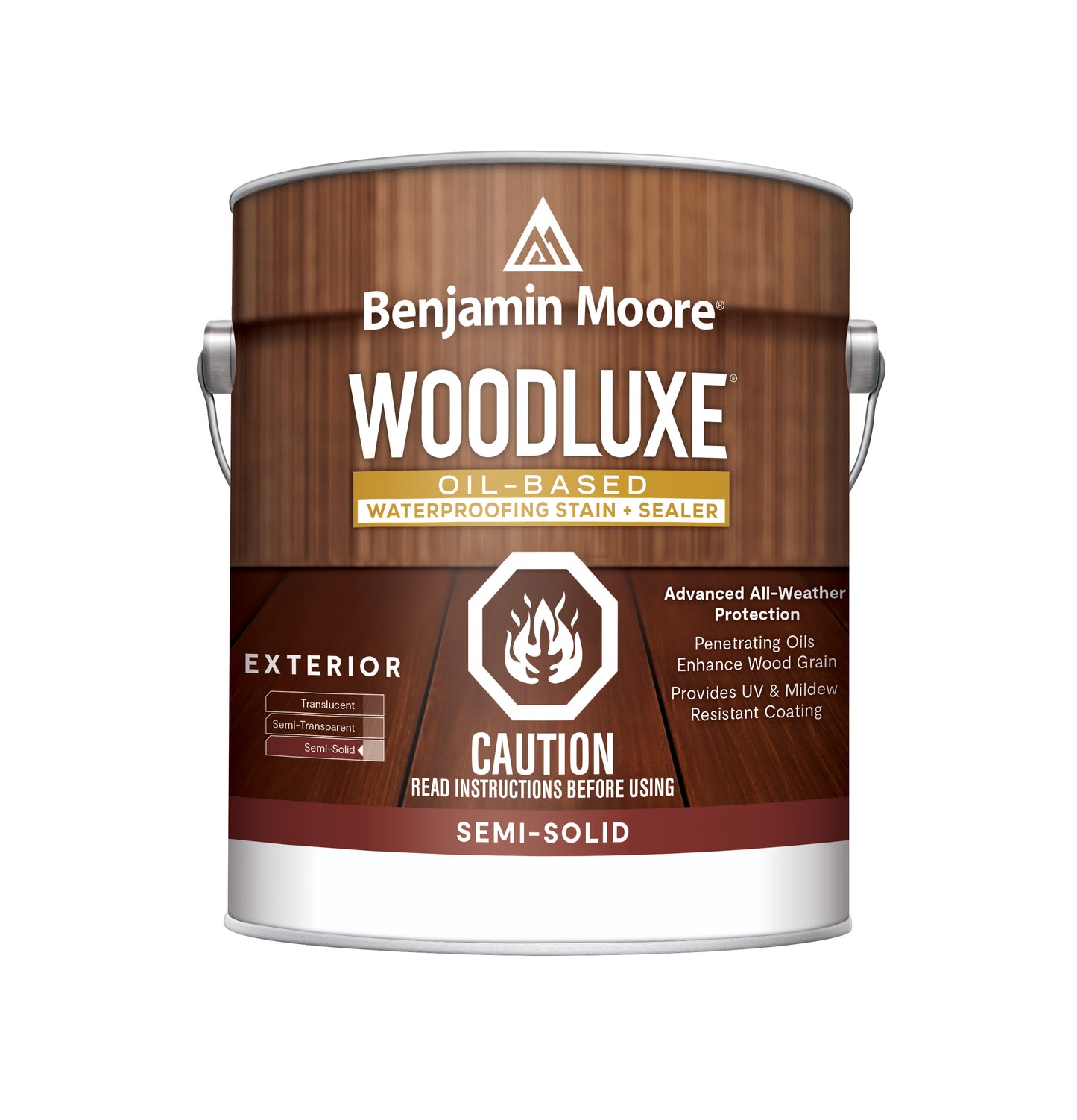 Woodluxe® Oil-Based Waterproofing Stain + Sealer - Semi-Solid K593