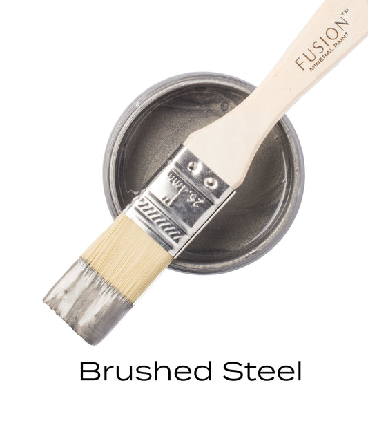 Brushed Steel Metallic Paint