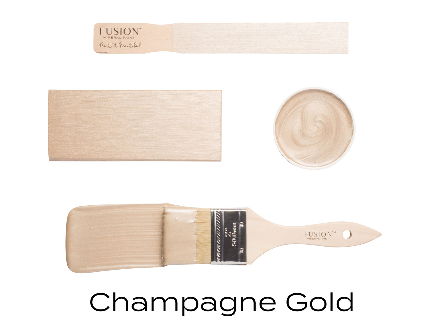 Champagne Gold Metallic Paint